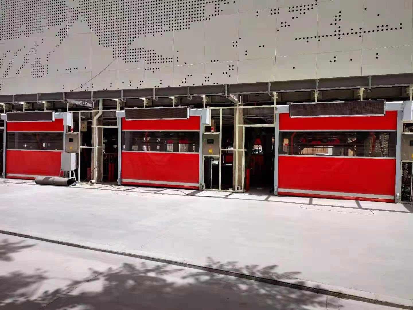 快速卷簾門如何調限位高度？